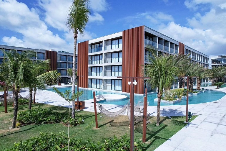 Apt beira mar em Muro Alto: Porto 2 Life Resort