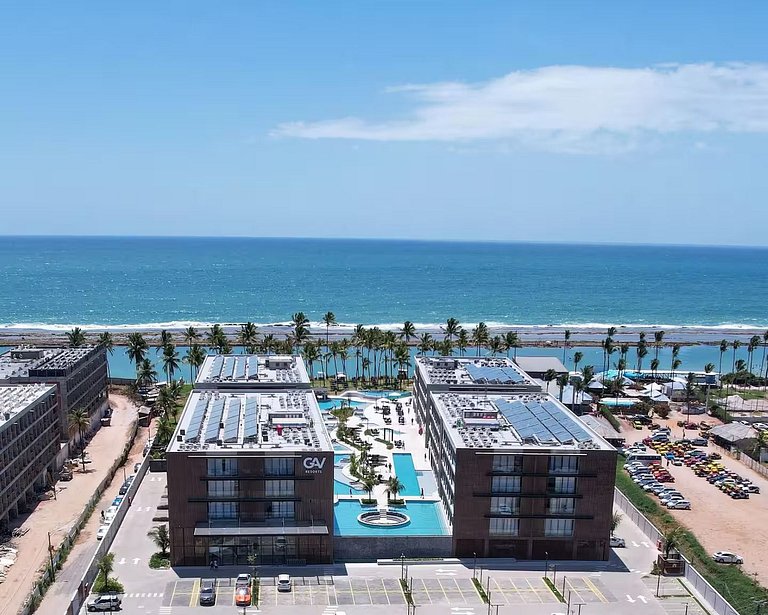 Apt beira mar em Muro Alto: Porto 2 Life Resort