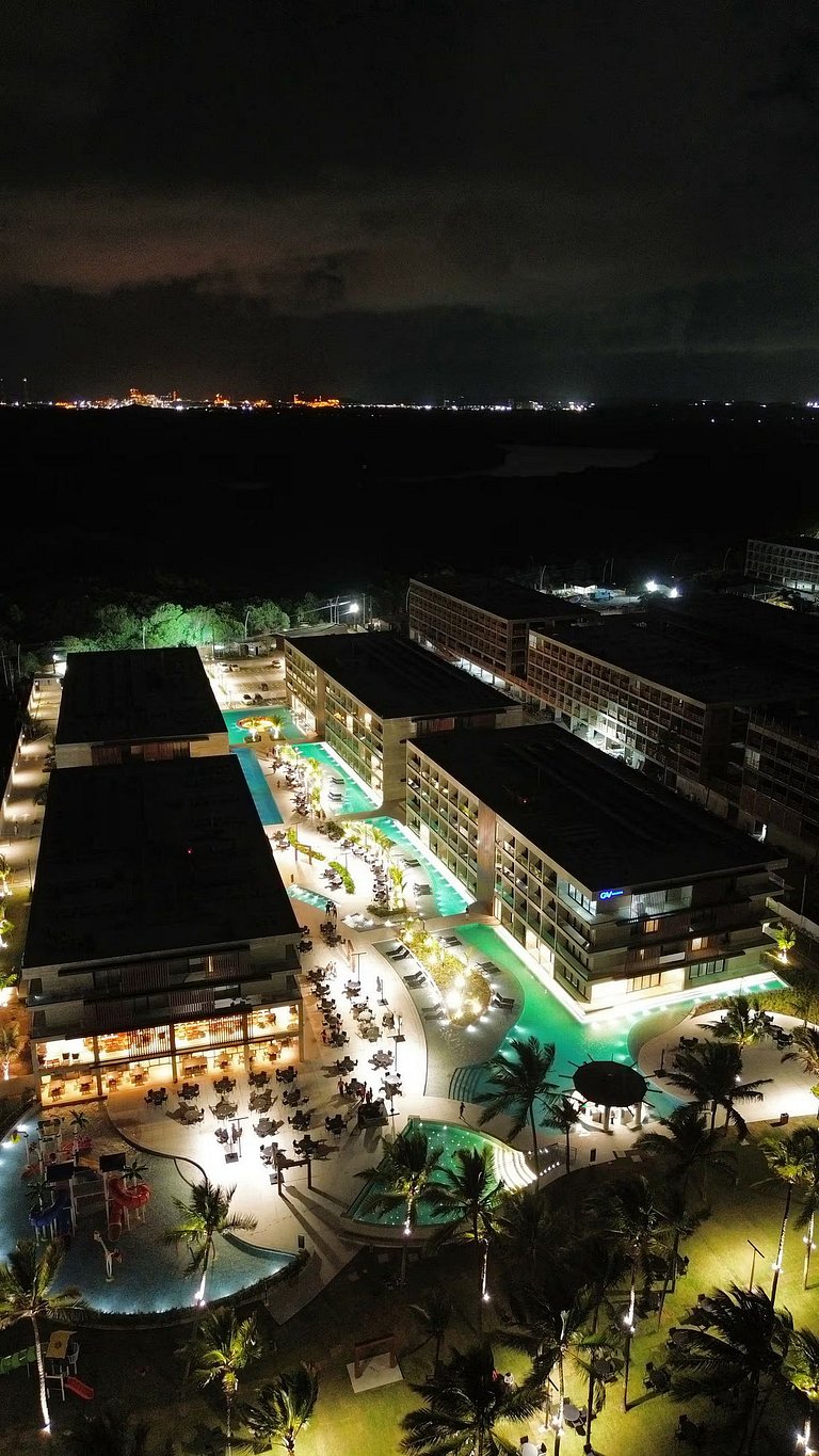 Apt beira mar em Muro Alto: Porto 2 Life Resort