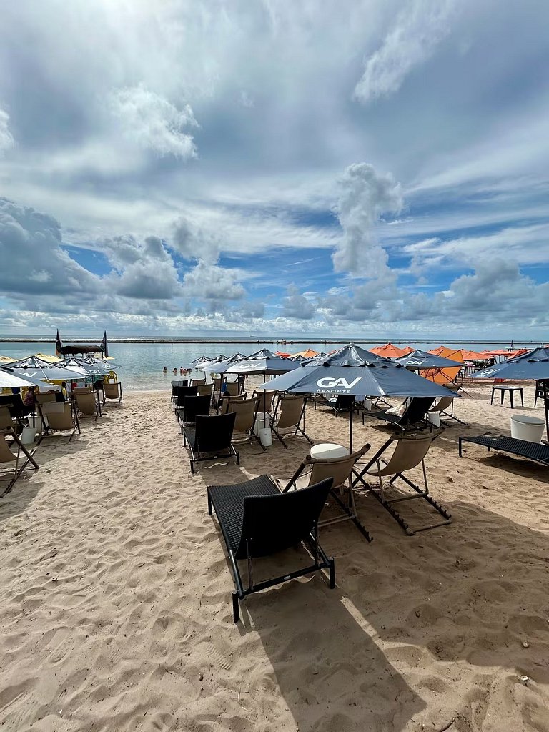 Apt beira mar em Muro Alto: Porto 2 Life Resort