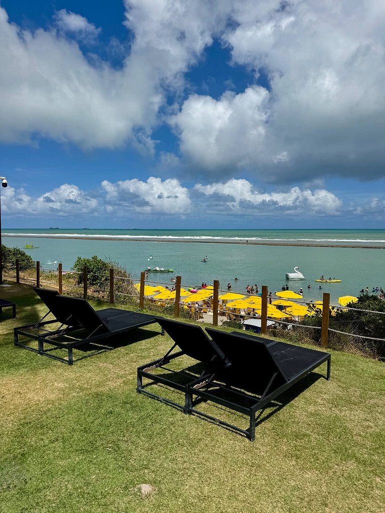 Apt beira mar em Muro Alto: Porto 2 Life Resort