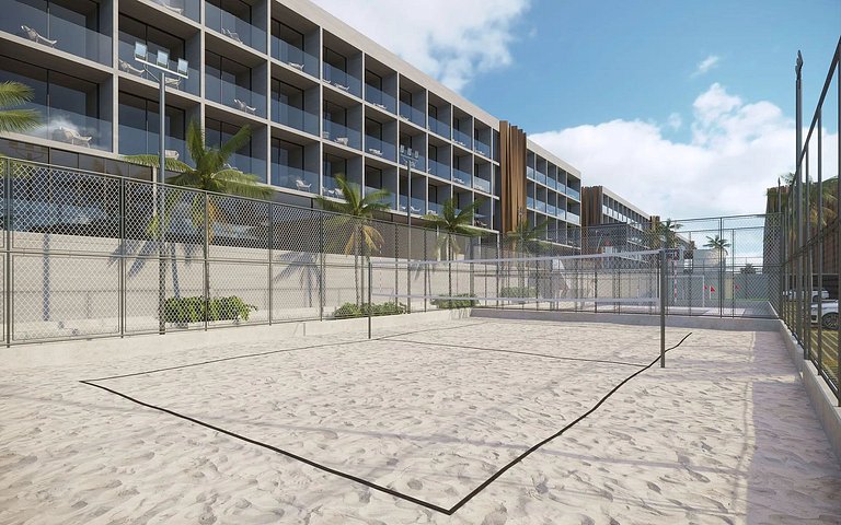 Apt beira mar em Muro Alto: Porto 2 Life Resort