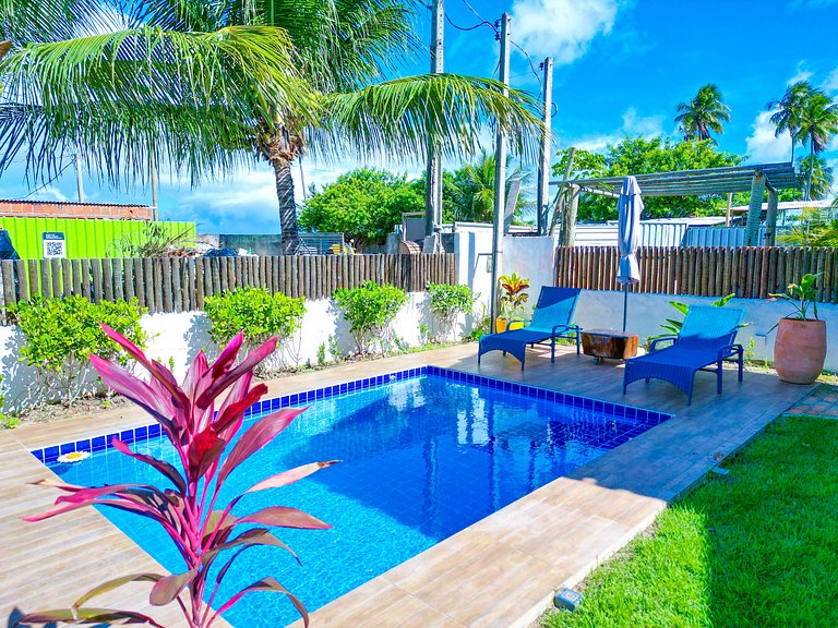 Casa com piscina na Rota Milagres - Tatuamunha