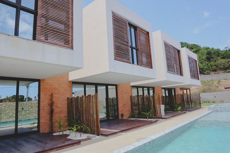 Casa com piscina e churrasqueira em Milagres