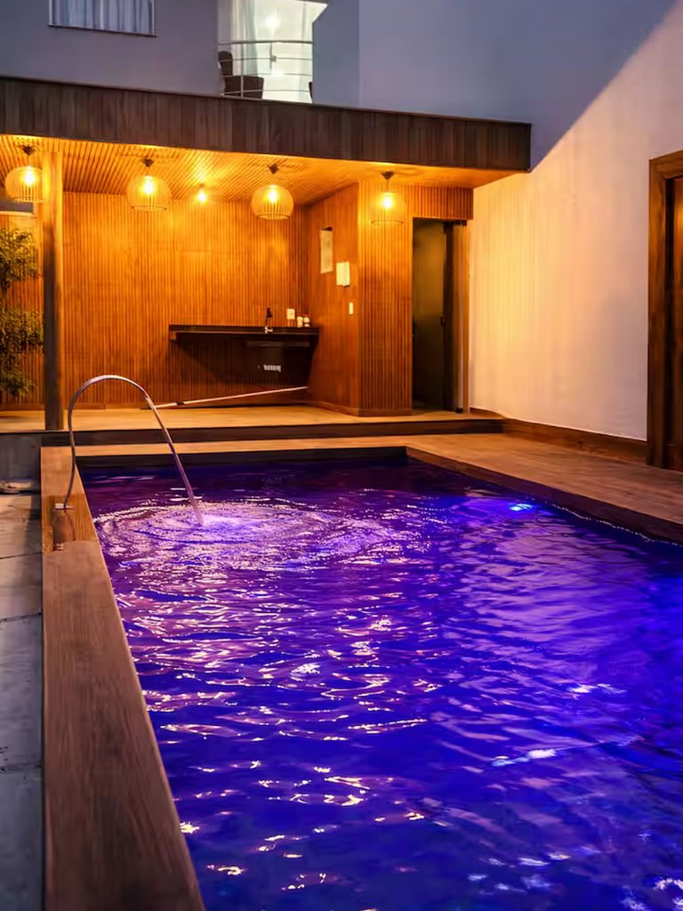 Apt in Taperapuã: pool, BBQ & A/C