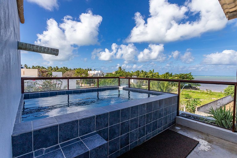 Pool & Staff Service Included at Tatuamunha Beach