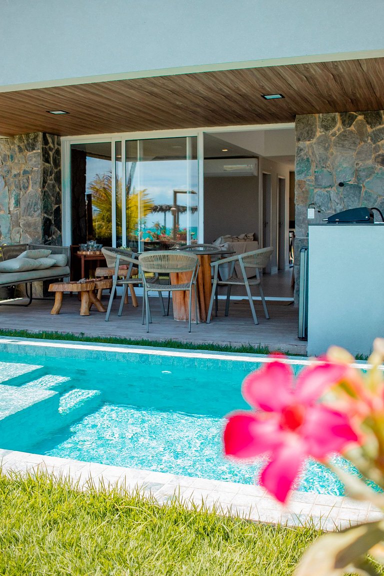 Casa de luxo pé na areia Praia Marceneiro, Naluum Residence