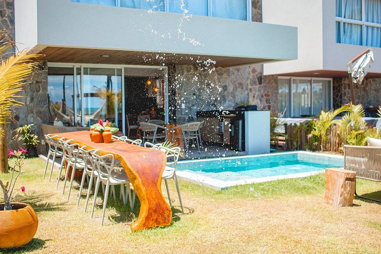 Casa de luxo pé na areia Praia Marceneiro, Naluum Residence
