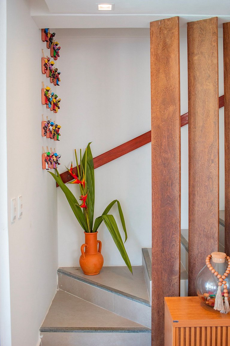 Beachfront house at Marceneiro Beach, Milagres
