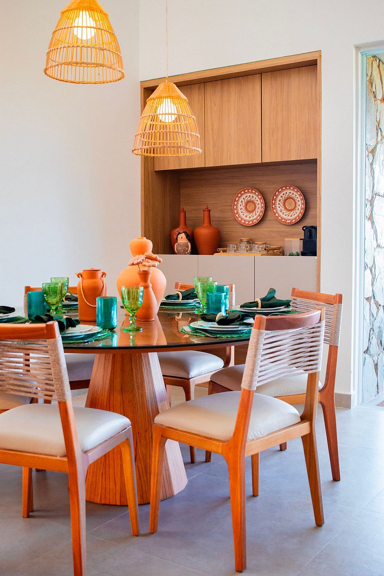 Beachfront house at Marceneiro Beach, Milagres