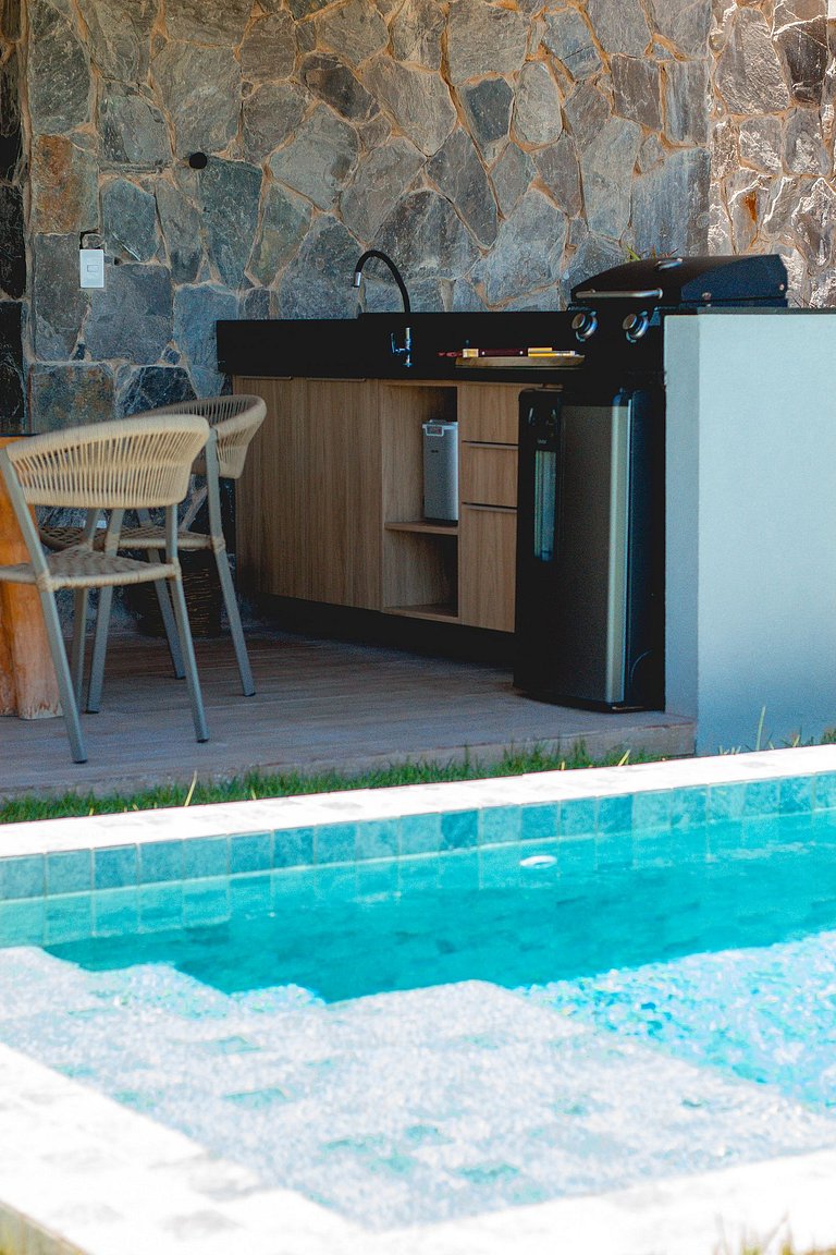 Casa de luxo pé na areia Praia Marceneiro, Naluum Residence