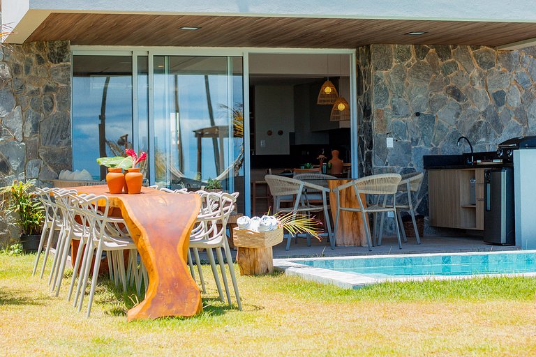 Casa de luxo pé na areia Praia Marceneiro, Naluum Residence