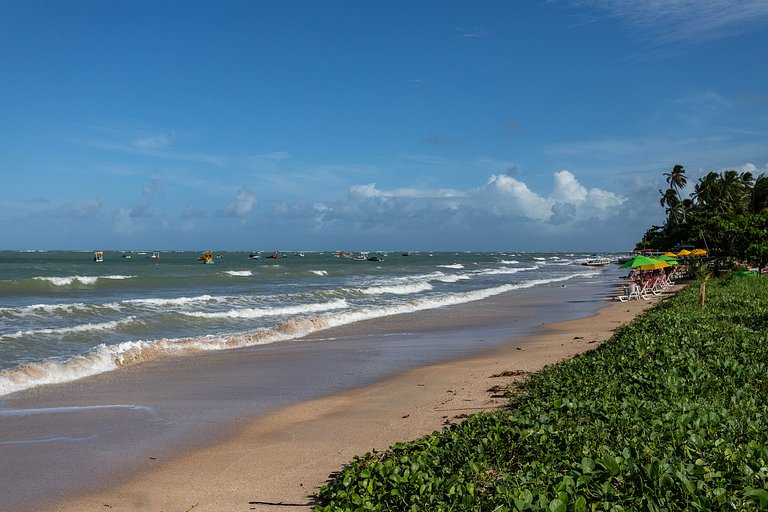 Beachfront house at Marceneiro Beach, Milagres