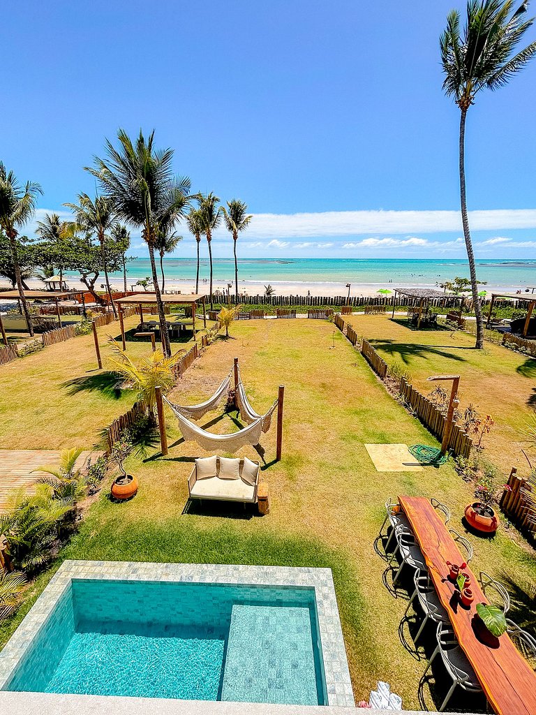 Beachfront house at Marceneiro Beach, Milagres