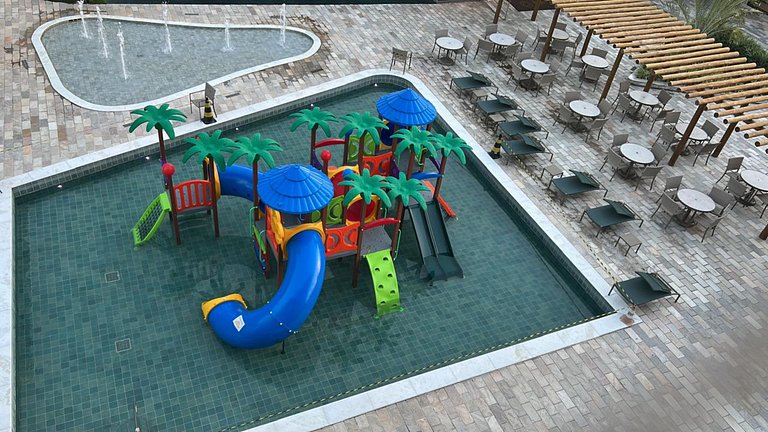 Flat beira-mar no Itah Residence – Muro Alto/PE