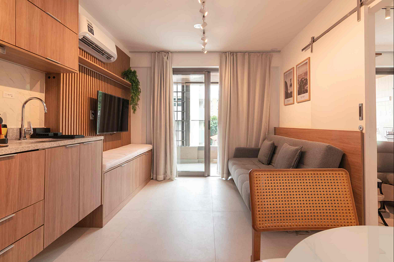 Jardim Botânico Apt – Up to 3 Guests
