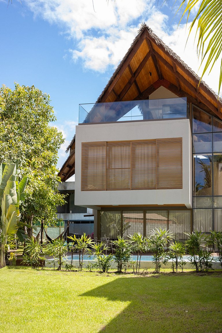 Casa de luxo no condomínio pé na areia Praia de Porto da Rua