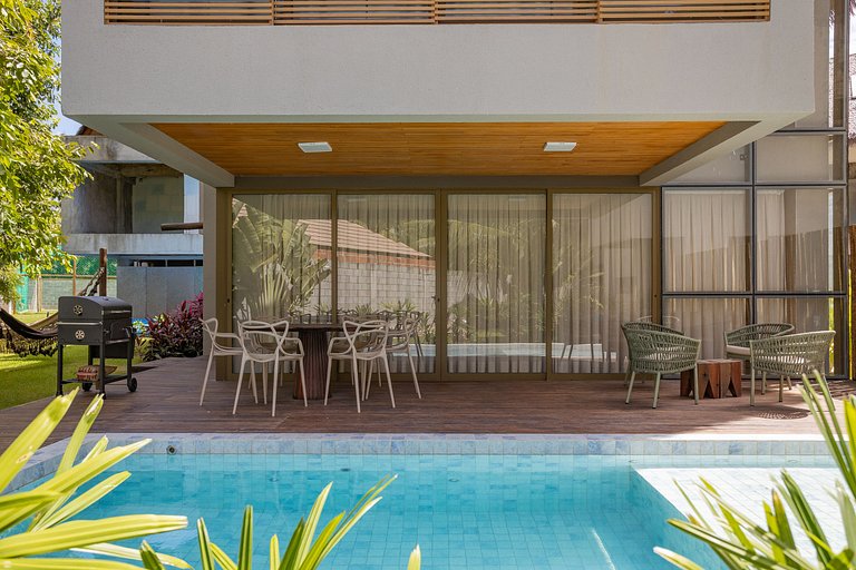 Casa de luxo no condomínio pé na areia Praia de Porto da Rua