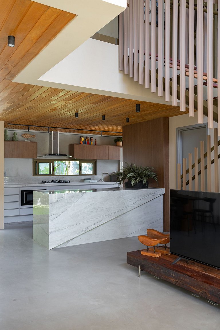 Casa de luxo no condomínio pé na areia Praia de Porto da Rua