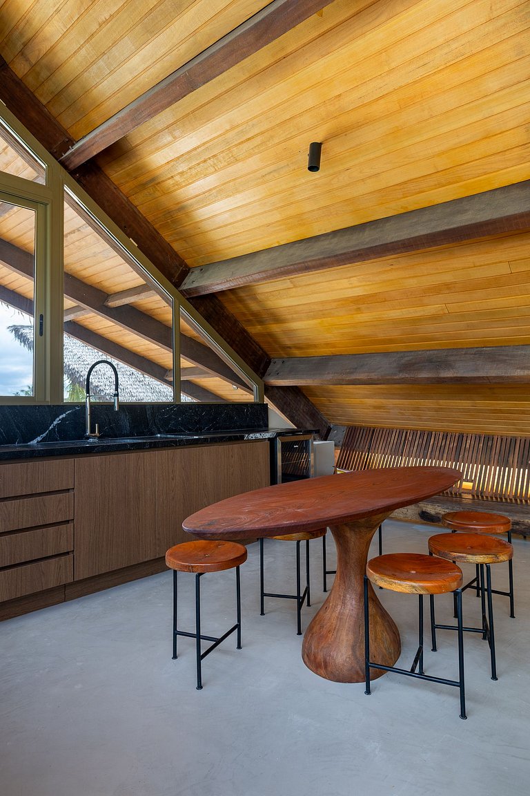 Casa de luxo no condomínio pé na areia Praia de Porto da Rua