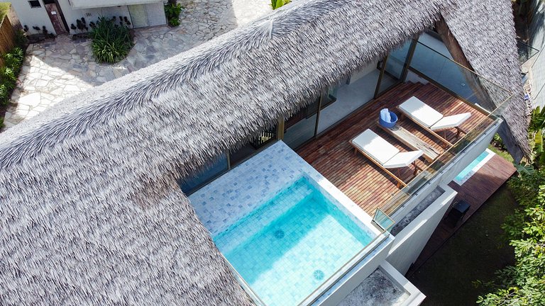 Casa de luxo no condomínio pé na areia Praia de Porto da Rua